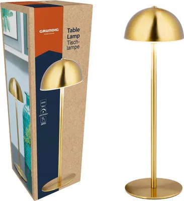 Obrázok produktu pre Zlatá USB-C LED dotyková stolová lampa Medená trojrežimová nočná lampa