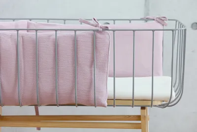 Produktbild von KraftKids Nestchen Doppelkrepp Rosa pass. f. Bettgröße 120 x 60 cm