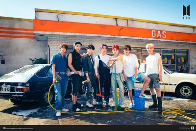 Produktbild von Poster BTS Gas Station 91.5x61cm