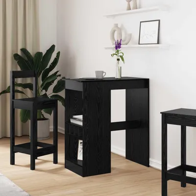 Obrázek produktu pro Maison Exclusive – Barový stolek s policí, vzhled černého dubu, 90 x 47,5 x 103,5 cm