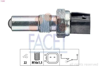 Produktbild von FACET Rückfahrschalter 7.6283 für FORD Fiesta Mk6 Schrägheck (JA8, JR8)