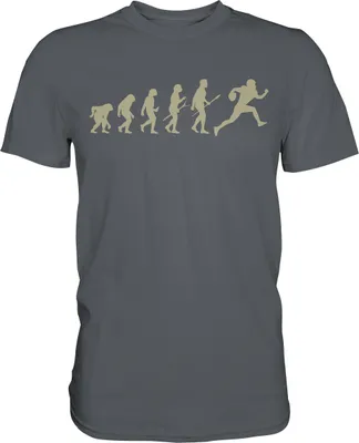 Produktbild von American Football Evolution T-Shirt – Dark Grey / S