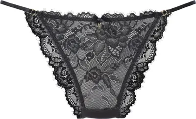 Produktbild von LASCANA Tanga Samara schwarz Größe 32/34