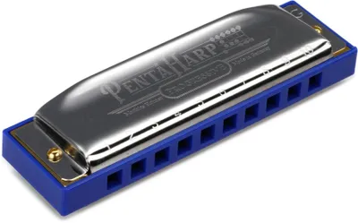 Produktbild von HOHNER Pentaharp Mundharmonika, G-moll, Edelstahl (M21BX-GM)