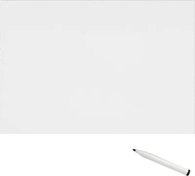 Produktbild von Famanu Magnetische Whiteboard Sticker - Selbstklebendes Notizboard für Zuhause oder Büro