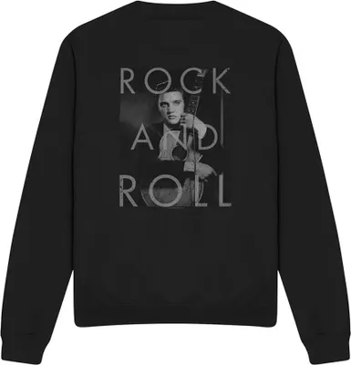 Obrázek produktu pro Elvis Presley – mikina „Rock And Roll“ pro muže/ženy Uni TV32320 (L) (černá)
