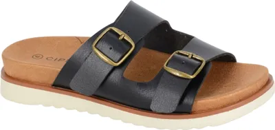 Image de Cipriata - Mules pour femmes "Tiberia" DF2503 (42 EU) (Noir)