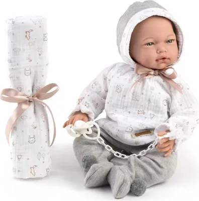 Produktbild von MuÑecas Guca Betty Haarlose Babypuppe Beige  Beige One Size