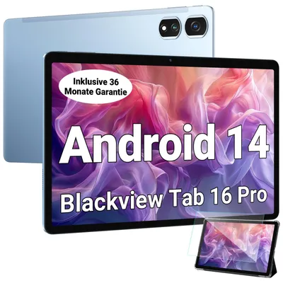 Image de Blackview Tab 16 Pro, 8 Go + 256 Go, double 4G, GPS/Glonass, écran IPS 11 pouces, 503 g/7,45 mm, batterie 7700 mAh, charge rapide 18 W, UNISOC T616 octa-core