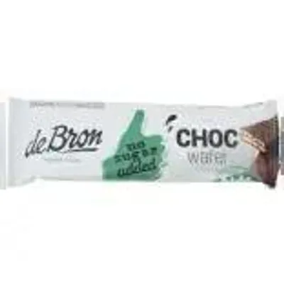 Produktbild von De Bron Choc Wafer Schoko-Waffel ohne Zuckerzusatz 34g