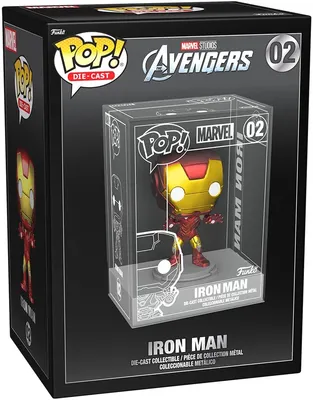 Produktbild von Avengers Funko POP! PVC-Sammelfigur - Iron Man (Die-Cast Collectible) (02)