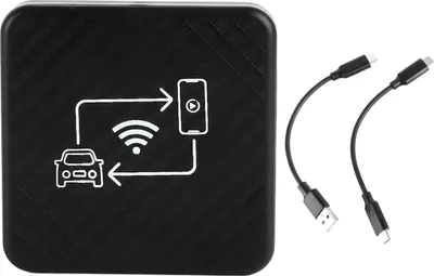 Zdjęcie produktu dla Dla CarPlay box przewodowy z bezprzewodowym adapterem plug-and-play Bluetooth 5.0 WiFi Android Auto iOS9 top