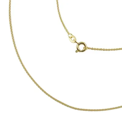 Produktbild von Kette 1,1mm Ankerkette rund 9Kt GOLD 42cm