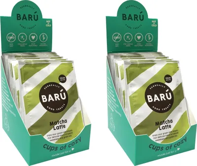 Image de Barú Matcha Latte - 24 sachets x 20 g - 48 tasses