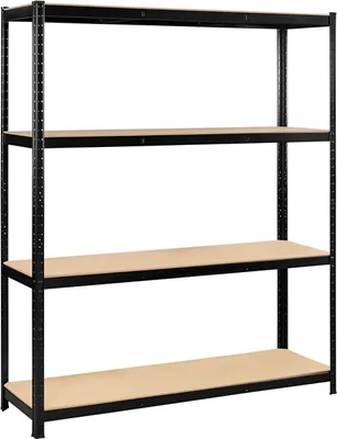 Zdjęcie produktu dla Regał magazynowy Yaheetech 180 x 150 x 45 cm (wys. x szer. x gł.) Regał do dużych obciążeń Regał stojący Regał garażowy Regał metalowy System regałowy 4 półki 265 kg na półkę