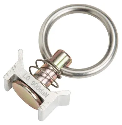 Produktbild von Conacord Zurröse für Zurrschiene silber 4 Stück