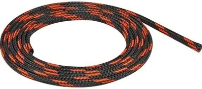 Image de DELOCK Geflechtschlauch dehnbar 2 m x 6 mm schwarz-rot