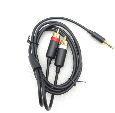 Produktbild von AmazonBasics PBH-19821, 3.5mm, Männlich, 2 x RCA, Männlich, 1,2 m, Schwarz