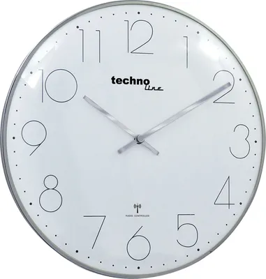 Produktbild von technoline Wanduhr WT 8240 chrom analog
