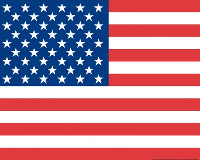 Produktbild von USA Kunstdruck Bild - Flaggen Der Welt (40 x 50 cm)