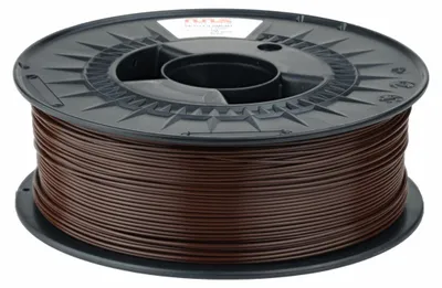 Produktbild von Premium PLA Filament NuNus 1,75 mm 1 kg Braun – sauber, detailreich, viele Farben