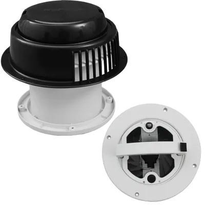 Zdjęcie produktu dla Wywietrznik dachowy MAXXFAN DOME wywietrznik grzybkowy przyczepa kempingowa przyczepa kempingowa czarny