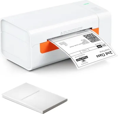 Image de Imprimante d'étiquettes Imprimante d'étiquettes - Imprimante thermique 150 mm/s - Imprimante d'étiquettes d'expédition - Imprimante d'étiquettes thermique directe - Port USB