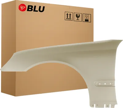 Image de BLU Aile Compatible avec Mercedes C W203 623 Gauche Gelb Hellelfenbein | 2000-2007 | Avant | Peint| Prêt à Monter | Acier