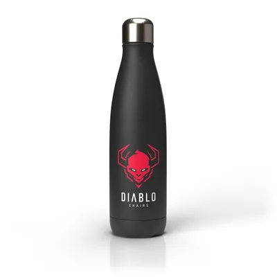 Zdjęcie produktu dla DIABLO Butelka Termiczna 500 ml | Termos Bidon ze Stali Nierdzewnej | Czarna