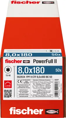 Zdjęcie produktu dla Fischer 562934, 50 szt.