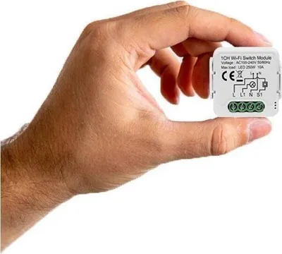 Produktbild von Smart Relay Schaltermodul 10A 1-Kanal Zigbee für Unterputz
