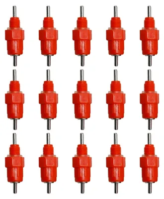 Produktbild von Geflügeltränke für Hühner und Enten, automatische Nippeltränke, 15 Stück