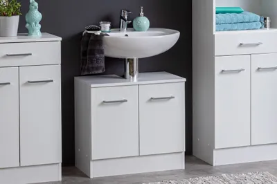 Produktbild von Unterbeckenschrank Unterschrank Badschrank Holzschrank Schrank "Riga I"