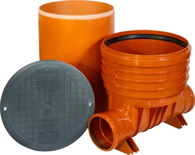 Produktbild von ScarMaxx Schachtsystem Set DN 400 - Breite 85cm - 2x DN160 - Ohne Reduzierung