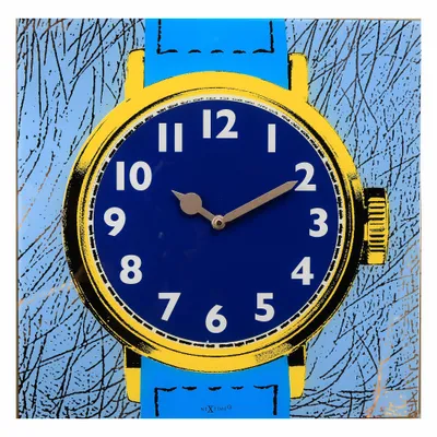 Image de NeXtime Watch One Horloge murale Horloge de cuisine Horloge de bureau Horloge de salon Décoration verre
