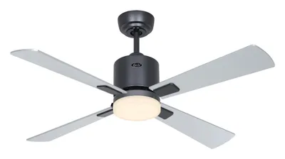 Produktbild von Deckenventilator ECO NEO III 103 Basaltgrau - Wenge/Silber WiFi mit Leuchte