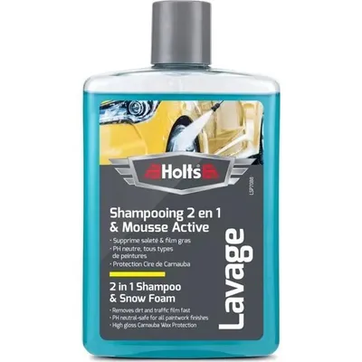 Produktbild von HOLTS Super Foaming Shampoo + Carnaubawachs - 475 ml