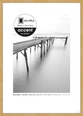 Obrázok produktu pre Akcentný rám z masívneho dreva Scandic 42x59,4 cm dub