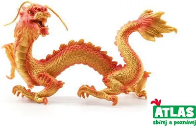 Obrázok produktu pre G - Figúrka čínskeho draka zlatá 15,5 cm