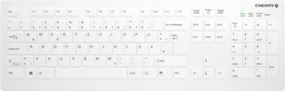 Produktbild von Cherry AK-C8112, Volle Größe (100%), Kabellos, RF Wireless, Scherenschalter, QWERTZ, Weiß