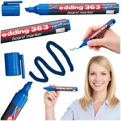 Produktbild von Edding Marker Whiteboard Blau für Büro