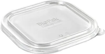 Produktbild von BioPak 199187, Recyceltes Polyethylenterephthalat (rPET), Transparent, 175 mm, 175 mm, 15 mm, 13 g