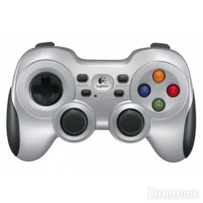 Produktbild von Logitech F710, Gamepad, PC, D-pad, Kabellos, RF, Schwarz, Silber