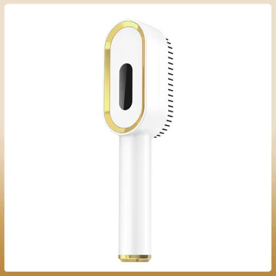 Produktbild von INF Elektrischer Kopfhaut Massagekamm mit Rotlichttherapie & Vibration Weiß