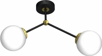 Produktbild von Milagro JOY MLP7459 LED Deckenleuchte schwarz/gold