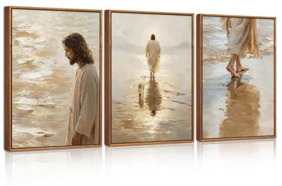 Jesus Wandbild Leinwand 30x40 cm Wohnzimmer Dekoration