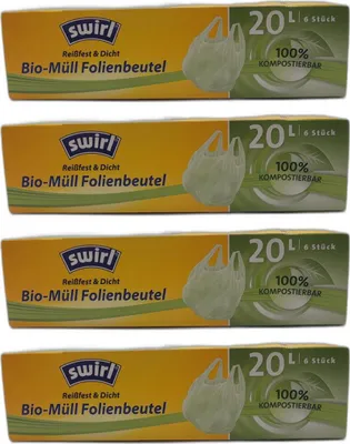 Produktbild von 4 x Swirl Melitta -Müll Folienbeutel 6 Stück