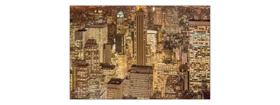 Produktbild von Muralo Fototapete Stadt NY 225 (B) x 150 (H) cm Vlies Tapete Wandtapete New York Nacht Wolkenkratzer Wohnzimmer Schlafzimmer moderne Wandbild Architektur Wand Dekoration