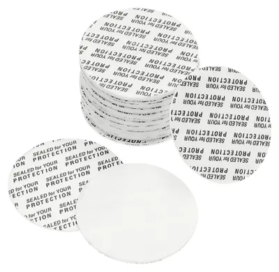 Schaumstoff-Deckelliner 43 mm, 100 Stück, manipulationssicher