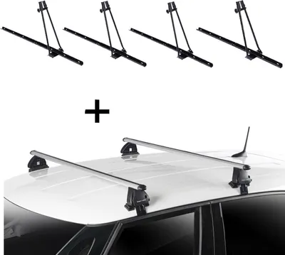 Obrázek produktu pro 4x nosič kol ORION + nosič na střechu VDP EVO ALU, kompatibilní s vozem Peugeot 208, 3 dveře, rok výroby 2012-2019